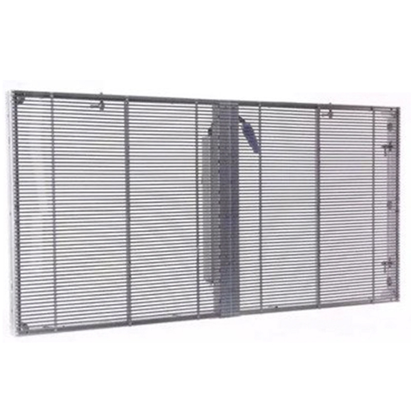 New Arrival Customized Indoor LED Transparent Screen Advertiesment Transparent LED Grille Display Screens