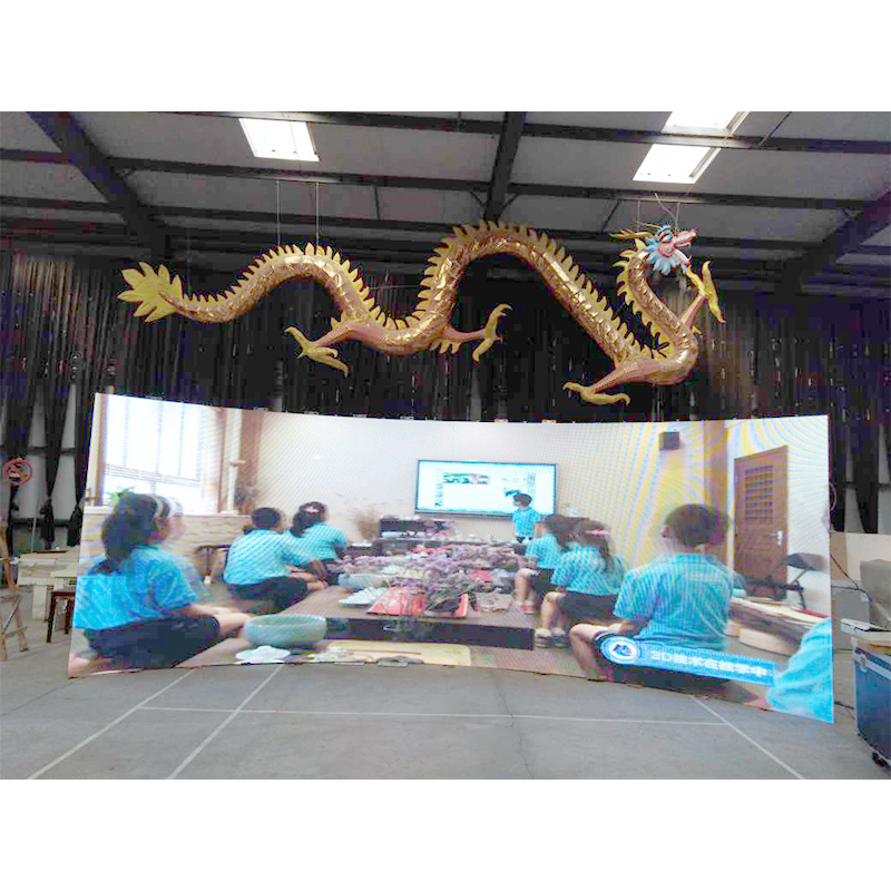 3D Virtual Exhibition Hall 3D Cinema Aviation 8K 3D Big Screen LED Video Wall Screen Display Panel