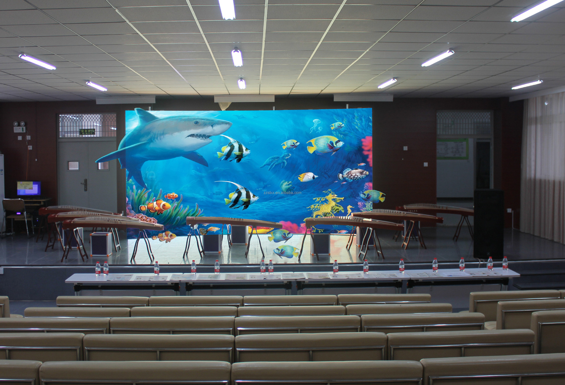 Three Dimensional Interactive Intelligent Teaching Laboratory Research Full Color 3D Indoor LED Display Screen