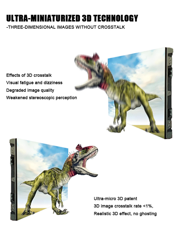 P1.5 Optics Volume Immersive 3d Brand Display Screens LED Interactive Indoor Video Wall