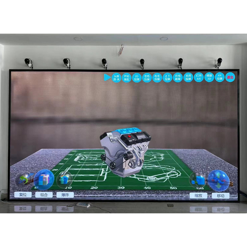 3D Visual Exhibition Halls Indoor Immersive 3D Interactive Video Walls 3D LED Display Screen