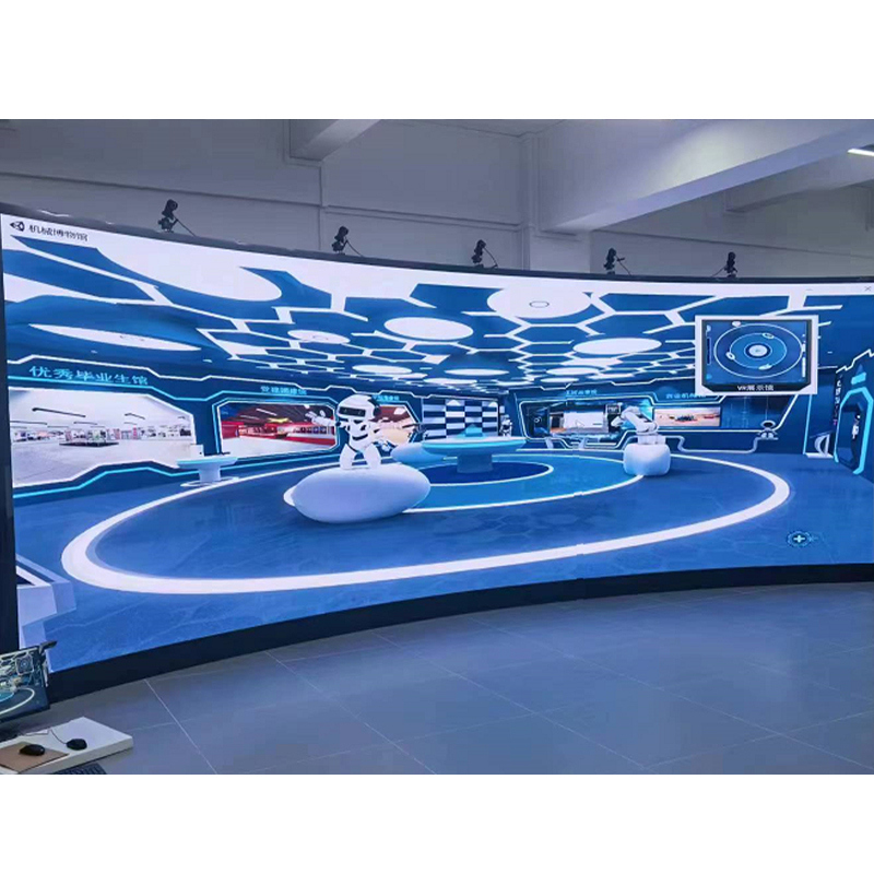 3D Large Immersive LED Display Screen 3D Wall Panel LED Screens Fixed Indoor P2.5 3D LED Screen
