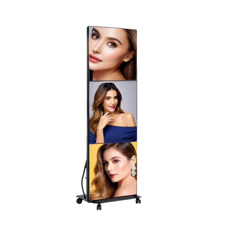 Hot Selling Customized Digital Signage Indoor Advertising Screen Foldable Poster LED Display Screen