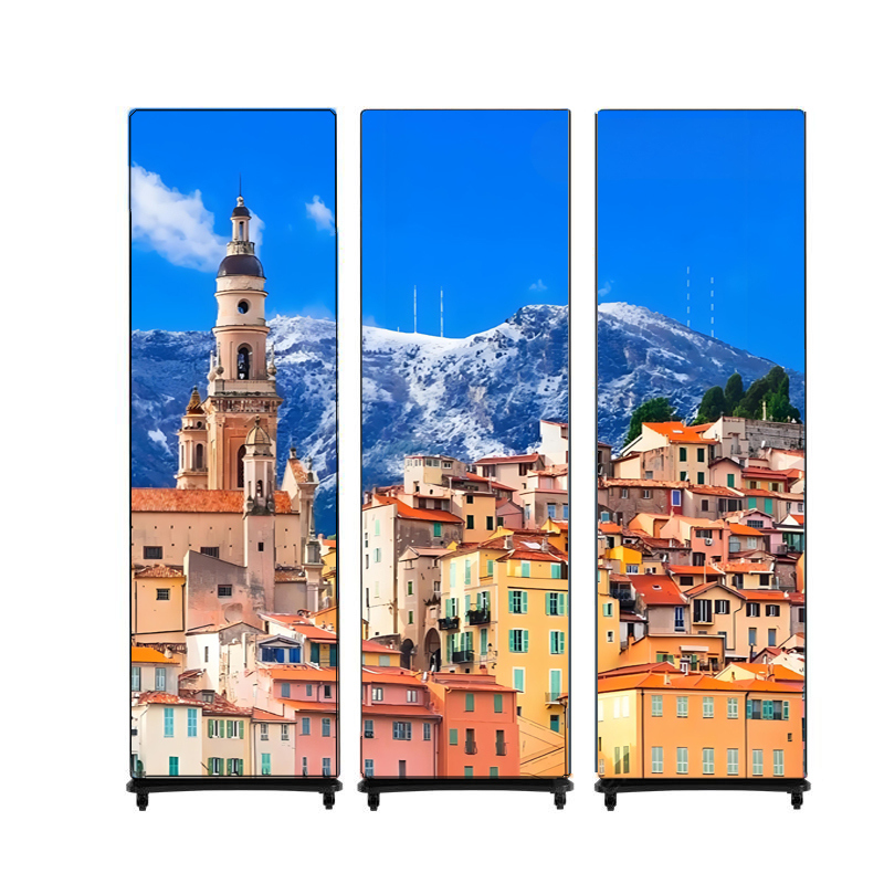 Wholesale Selling Shop Indoor Display LED Poster Screen Vertical Floor Indoor LED Advertising Display