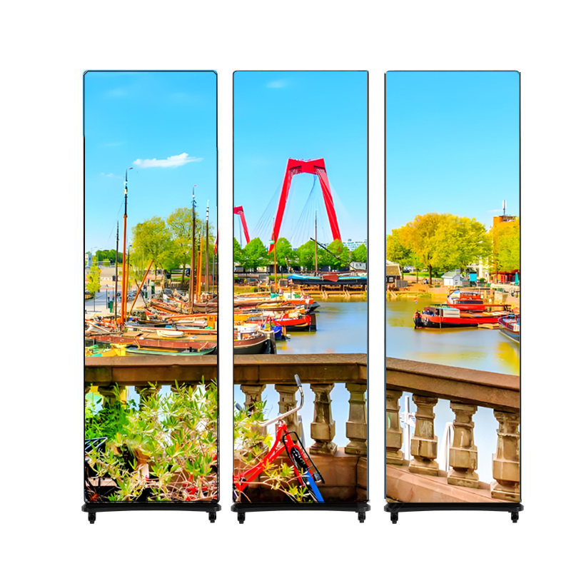 Wholesale Selling Shop Indoor Display LED Poster Screen Vertical Floor Indoor LED Advertising Display