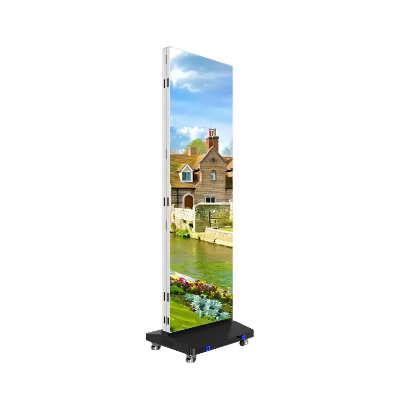 Hot Sales Customized Indoor Foldable Floor Standing Digital Poster LED Display Screen