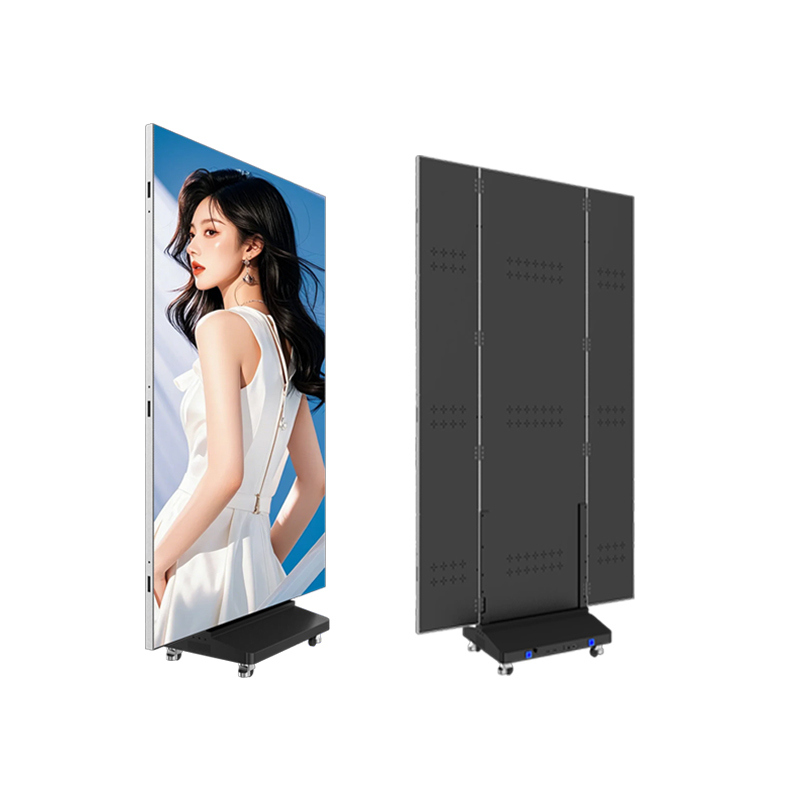 Hot Sales Customized Indoor Foldable Floor Standing Digital Poster LED Display Screen
