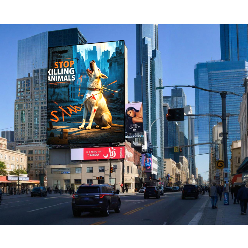 Outdoor LED P4 360*120 IP65 Panel LED Display Screen Outdoor for Marketing