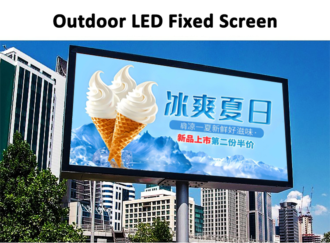 China Video LED Dot Matrix P5 Outdoor Advertising Board LED Video Wall Display
