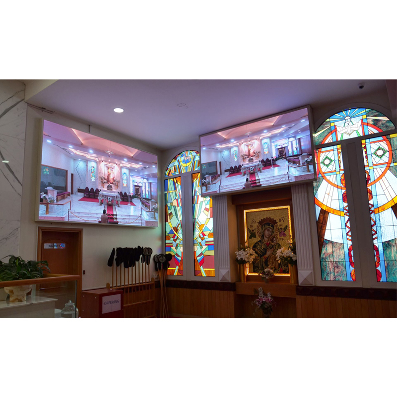 High Resolution Church Stage Backdrop LED Screen Video Wall Panel for Church