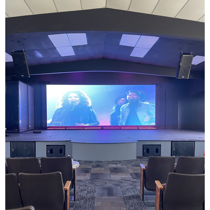 P1.25 P2.5 P2 Indoor LED Display Panel Video Wall Large Screen for Studio Command Control Room