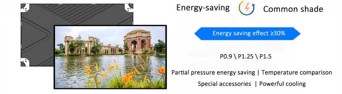 COB Full Colour Advertising P0.9 P1.25 LED Display Screen Prices Indoor LED Screen Wall