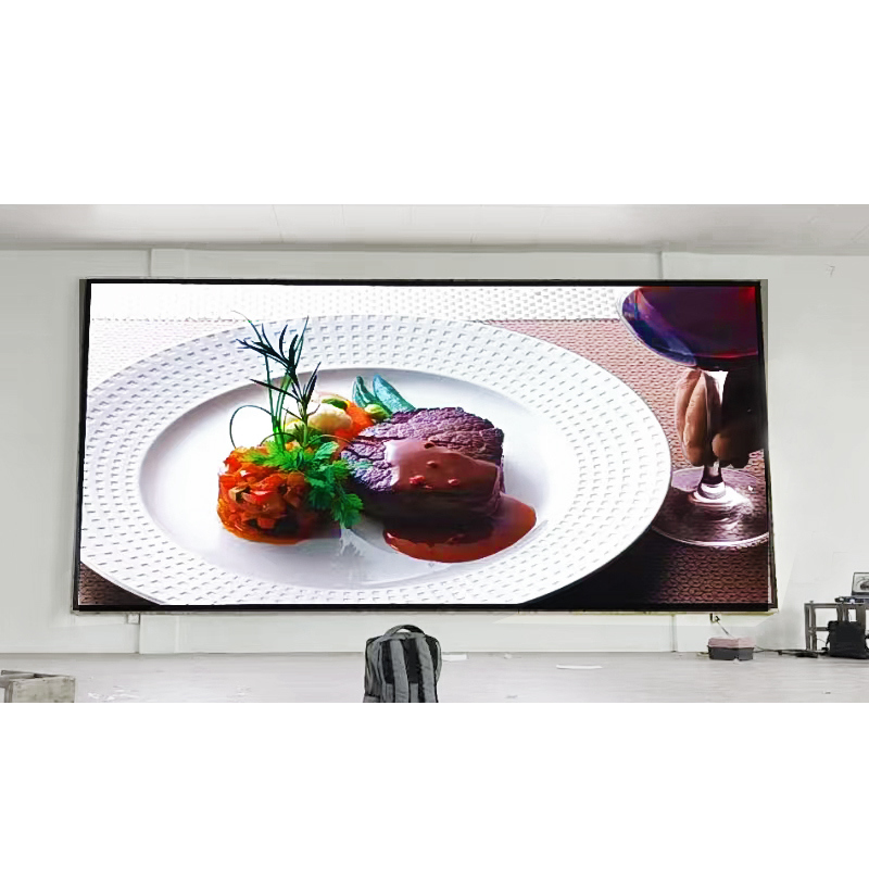 Curved Fast Food Indoor Led  P2.5 Indoor Led Display Screen Panel Led Screen Display for Event