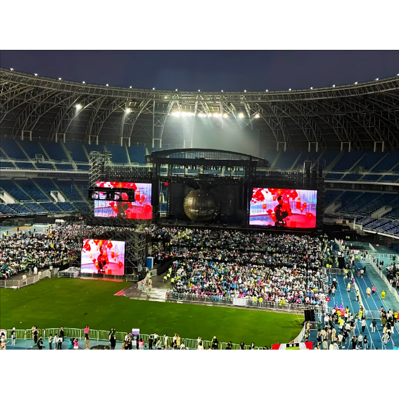 High Brightness P3.91 LED Display 500x1000mm Advertising Screen Indoor Rental LED Display Screen