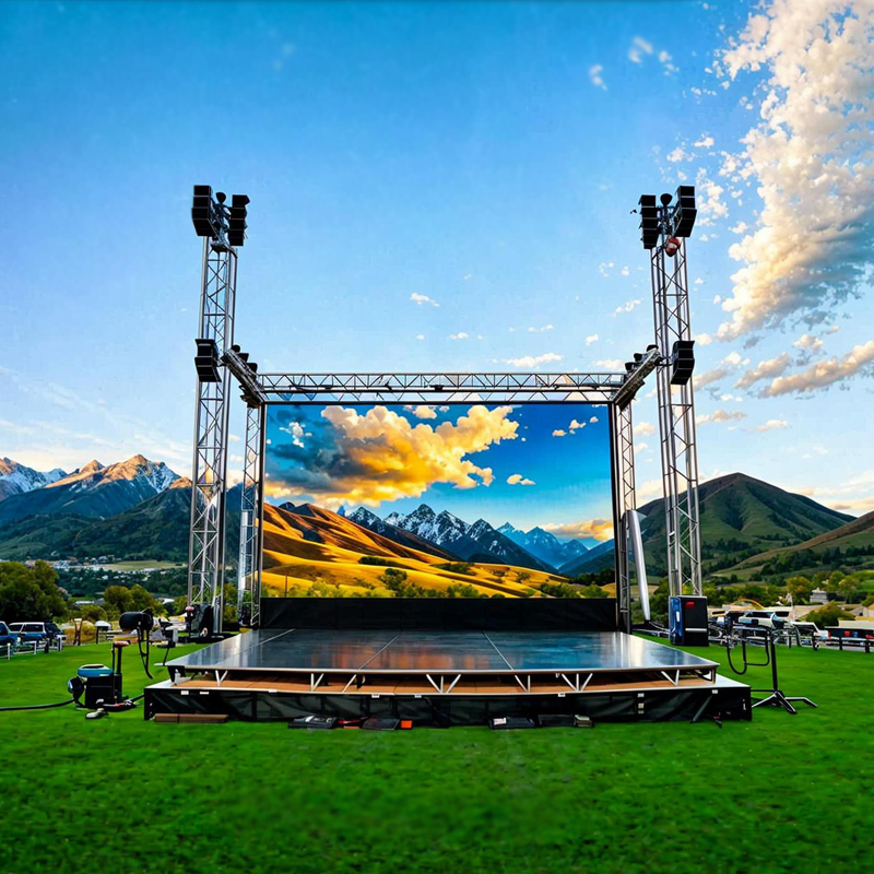 500*500 Indoor Outdoor Concet Stage Background Screen Led Video Wall