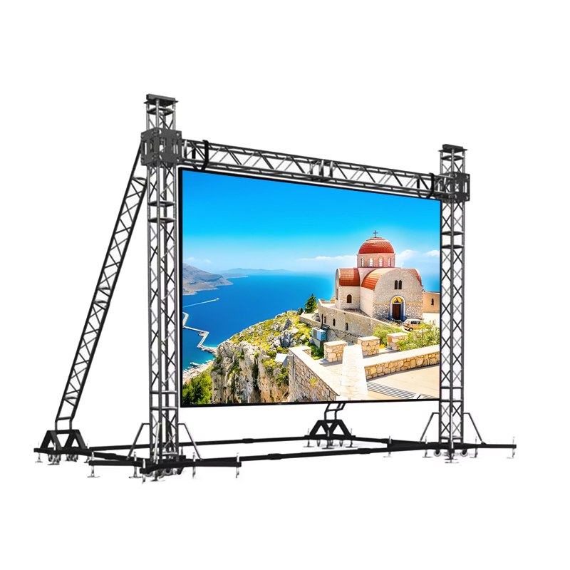 Outdoor LED Video Wall Panel Display Ip65 Waterproof Curve Rental Indoor P3.91 LED Screen 500x500mm for Advertising Video Stage