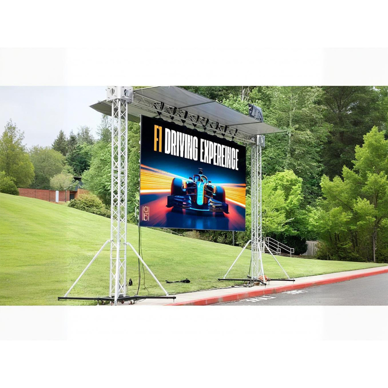 500*500 Outdoor IP65 Waterproof LED Display Screen Rental Cabinet  Large LED Screens for Concerts