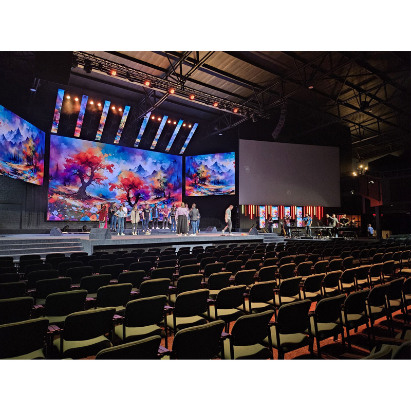 500 X 500 P2.6 P3.91mm Pixel Pitch Indoor Rental LED Screen for Stage Event