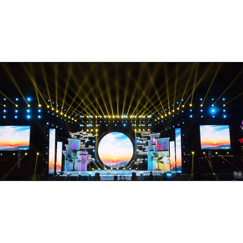 Festival Stage Design LED Wall Stage Backdrop Event Rental Items Stage LED Screen for Concert