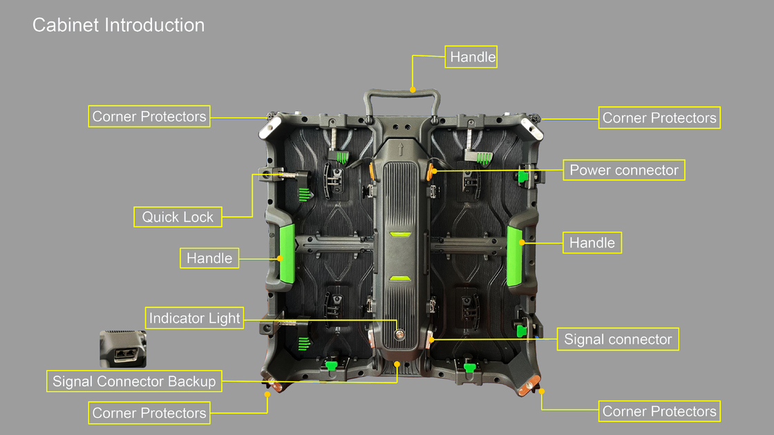 500mm X 500mm P3 P3.91Outdoor Indoor Rental LED Display Screen Video Wall