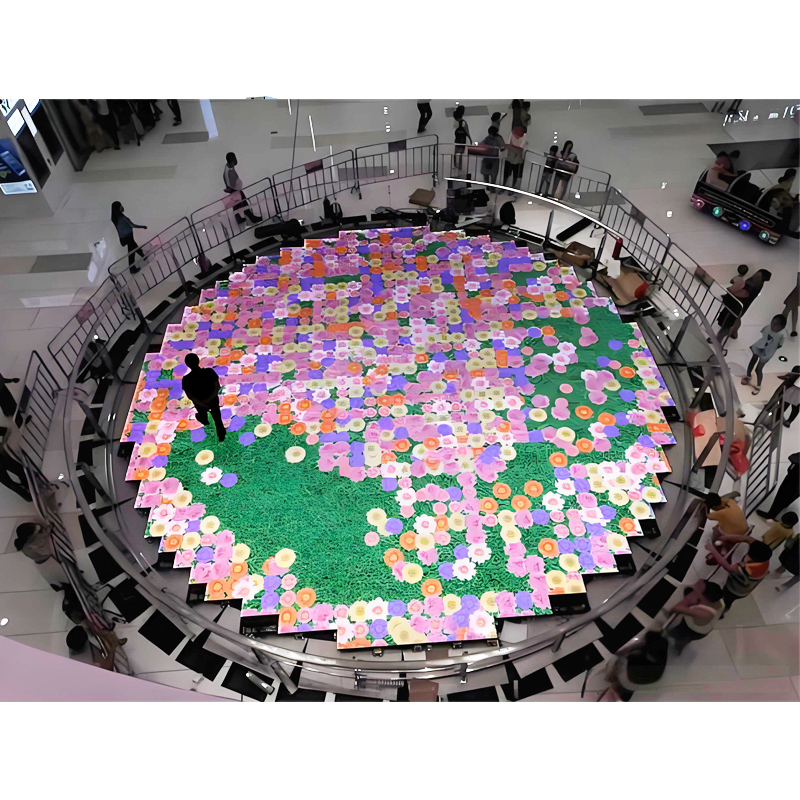Exhibition Hall Indoor Immersive Interactive Screen LED Floor Tile Screen LED Full Color Display