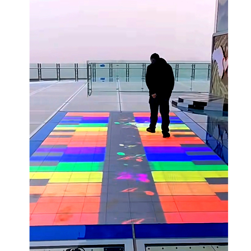 LED Floor Tile Screen Stage Interactive Induction Immersive Bar 5D Private Room Ground Display