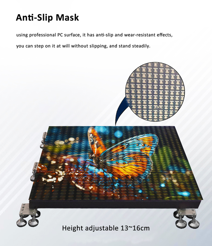Interactive Floor Stand LED Screen Floor Standing LED Stage Dance