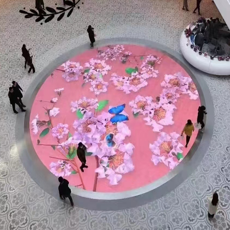 Led Poster Floor Interactive Dance Floor Video Tile Led Display Screen Flexible Led Screen Floor