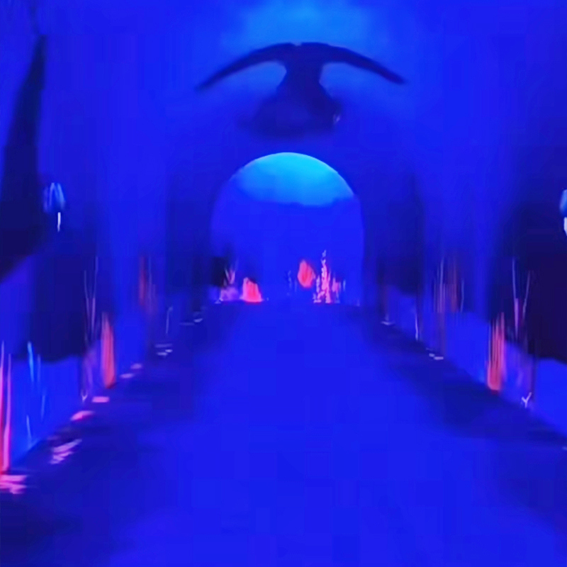 OEM Indoor Outdoor Arch Flexible LED Video Wall Interactive LED Curved Tunnel Display Immersive Tunnel Screen