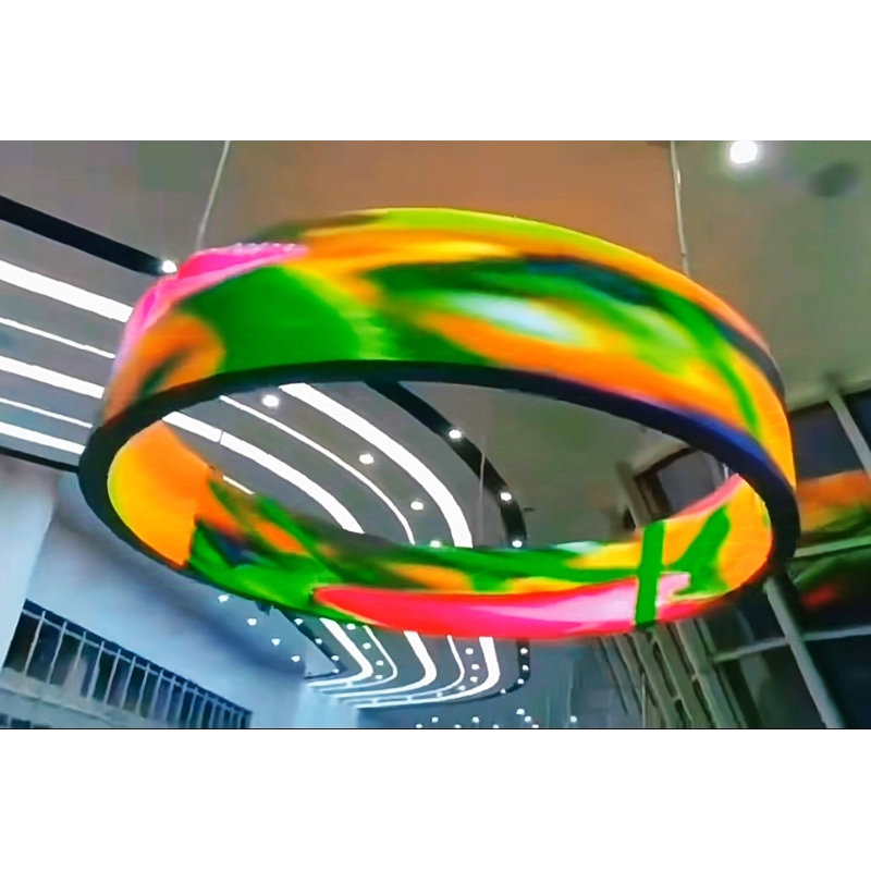 Hot Sale P4 Flexible LED Screen Customized Screen Advertising Display Video Player Flexible Curved LED Display