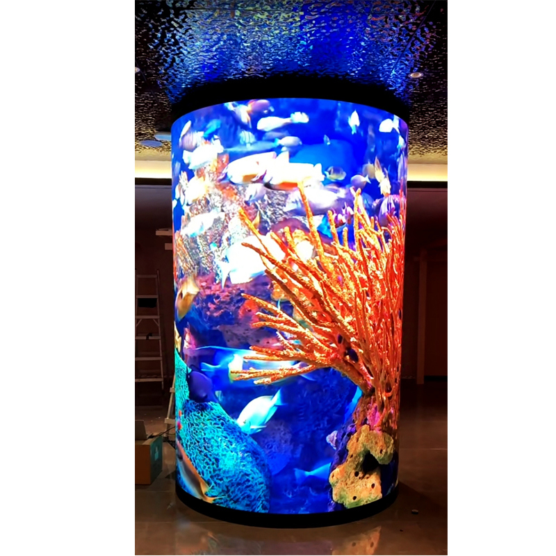 Hot Sale P4 Flexible LED Screen Customized Screen Advertising Display Video Player Flexible Curved LED Display