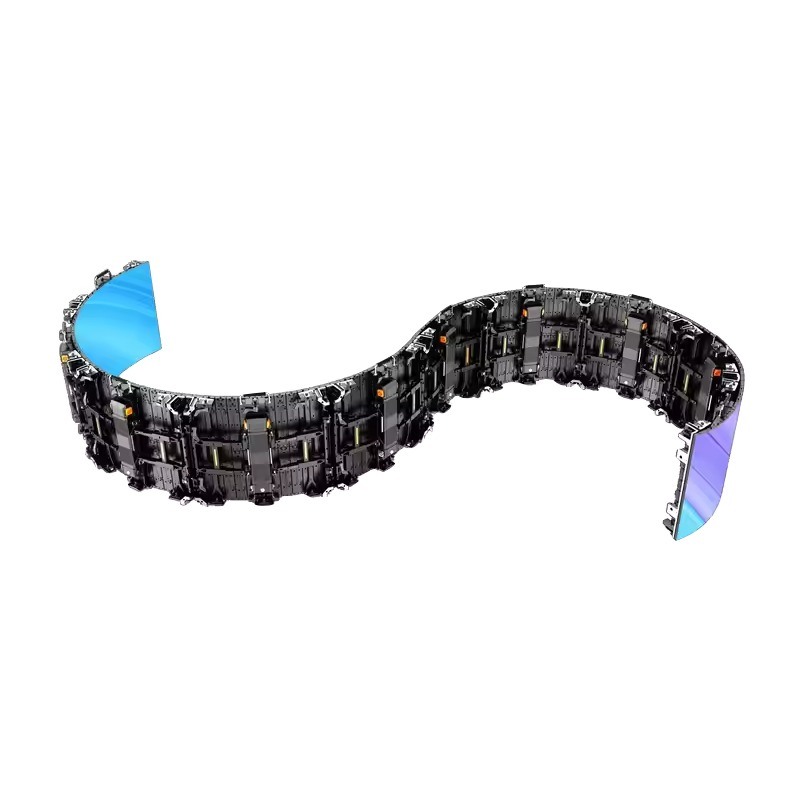 Full Color LED Soft Screen Indoor High Definition Large Screen Creative Display Curved Electronic Advertising Screen