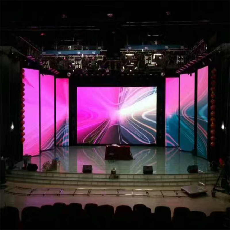 LED indoor P2.6 rental screen is lightweight and easy to install, suitable for weddings, hotels, and event venues