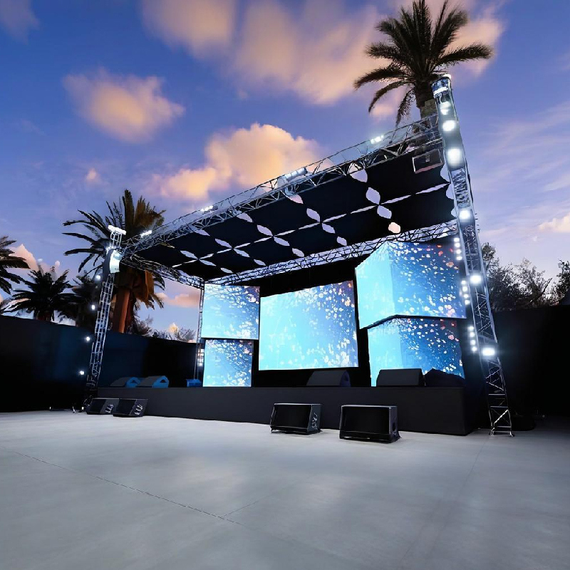 LED indoor P3.91 rental screen is lightweight and easy to install, suitable for weddings, hotels, and event venues