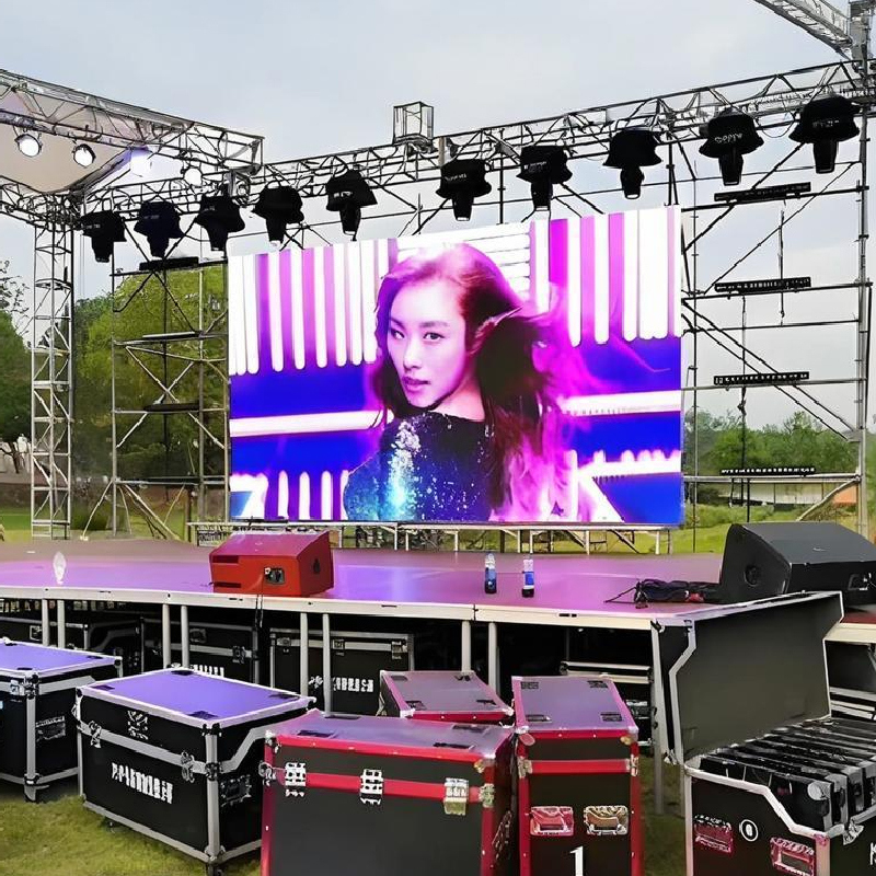 LED indoor P2.6 rental screen is lightweight and easy to install, suitable for weddings, hotels, and event venues