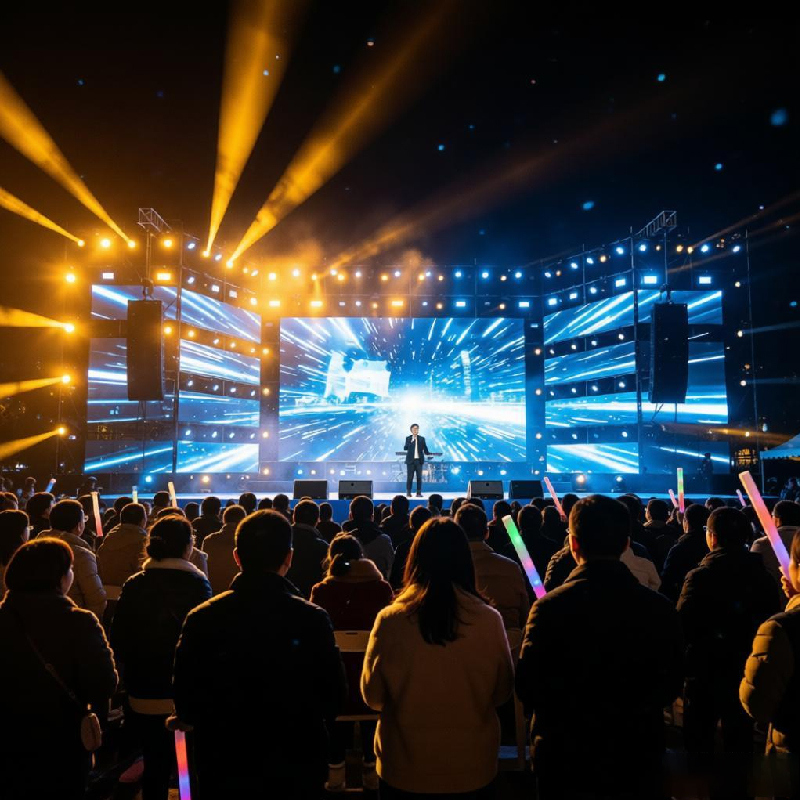 LED indoor P2.9 rental screen is lightweight and easy to install, suitable for weddings, hotels, and event venues
