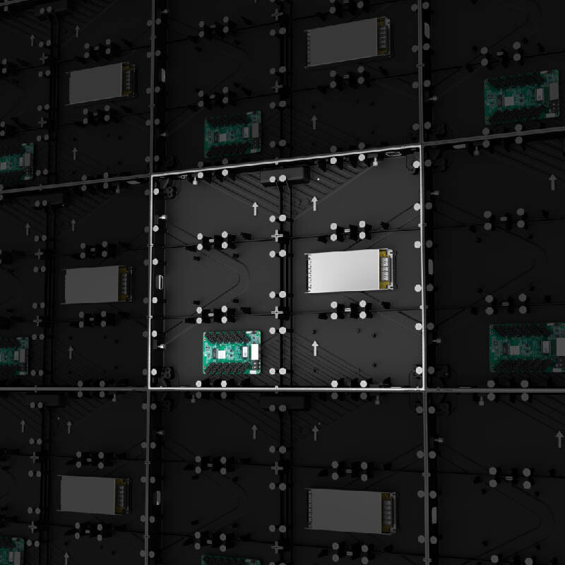 P2.0 Indoor LED display screen, SMD fixed, small pitch high-definition high brightness high refresh display screen, wide color gamut high contrast