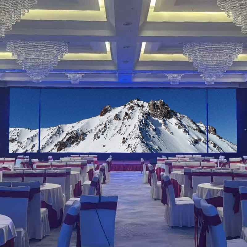 P1.25 Indoor LED display screen, COB fixed, small pitch high-definition high brightness high refresh display screen, wide color gamut high contrast