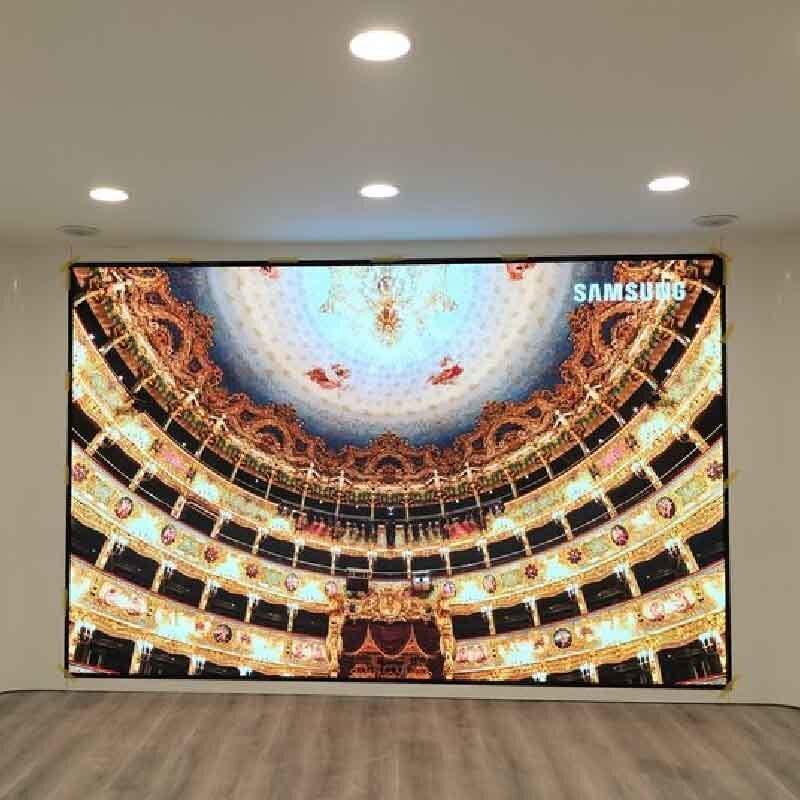 P1.56 Indoor LED display screen, COB fixed, small pitch high-definition high brightness high refresh display screen, wide color gamut high contrast