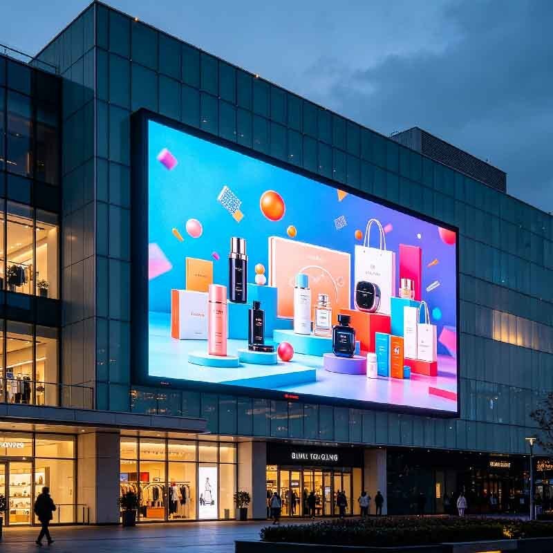 P3 Outdoor LED display screen, shopping mall activity screen, outdoor high protection, high brightness, high durability large screen