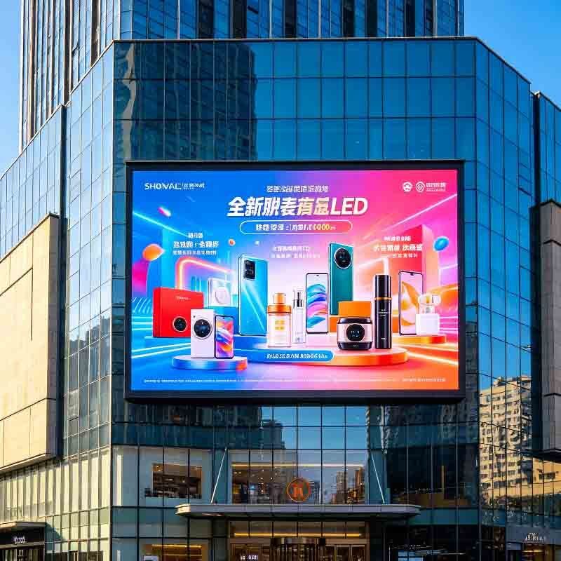 P3 Outdoor LED display screen, shopping mall activity screen, outdoor high protection, high brightness, high durability large screen