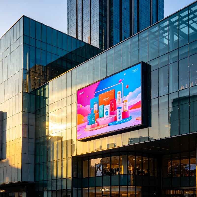 P4 Outdoor LED display screen, shopping mall activity screen, outdoor high protection, high brightness, high durability large screen