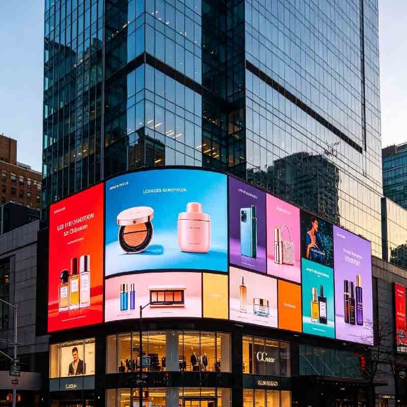 P4 Outdoor LED display screen, shopping mall activity screen, outdoor high protection, high brightness, high durability large screen
