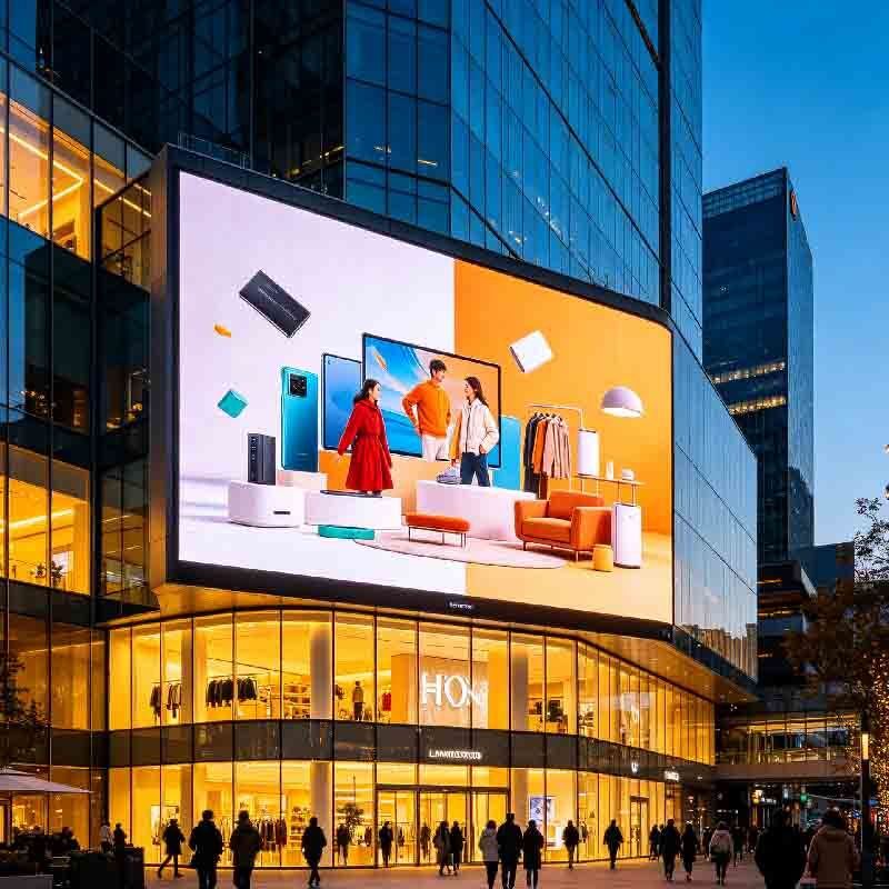 P5 Outdoor LED display screen, shopping mall activity screen, outdoor high protection, high brightness, high durability large screen