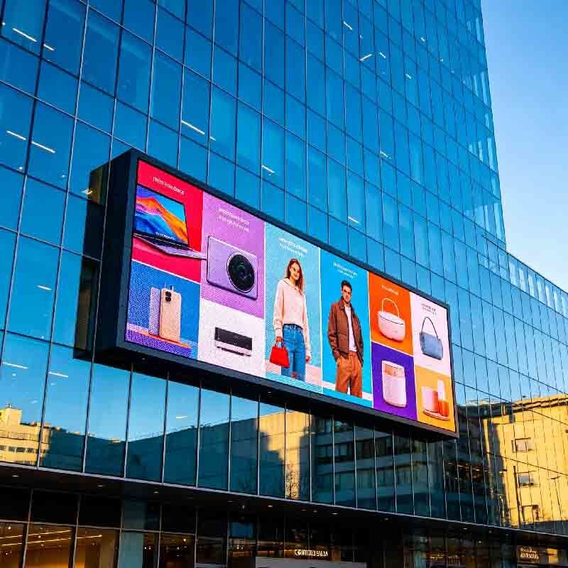 P5 Outdoor LED display screen, shopping mall activity screen, outdoor high protection, high brightness, high durability large screen
