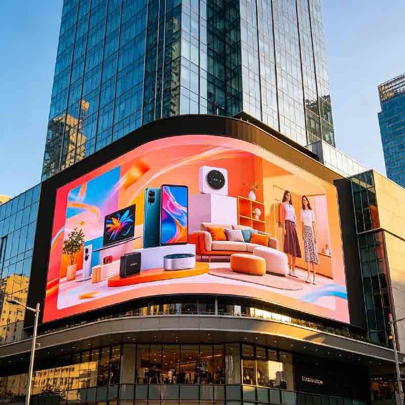 P6 Outdoor LED display screen, shopping mall activity screen, outdoor high protection, high brightness, high durability large screen