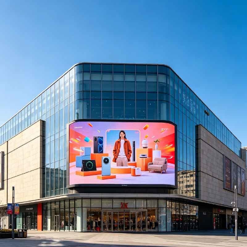P6 Outdoor LED display screen, shopping mall activity screen, outdoor high protection, high brightness, high durability large screen