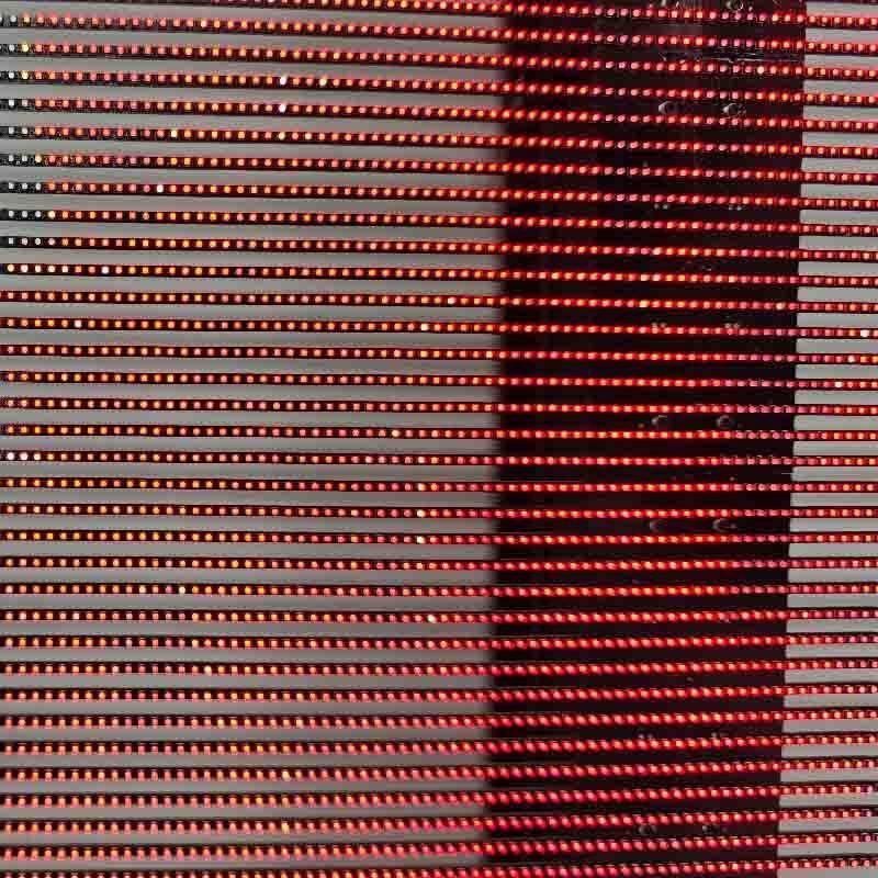 Indoor transparent screen, P3.9-7.8 transparent display screen, window display screen