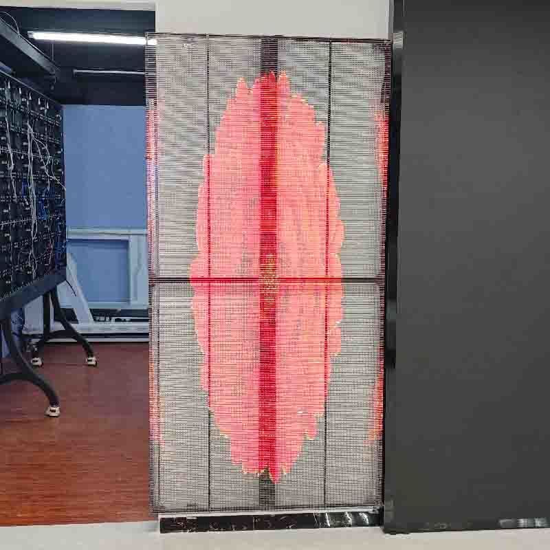Indoor transparent screen, P3.9-7.8 transparent display screen, window display screen