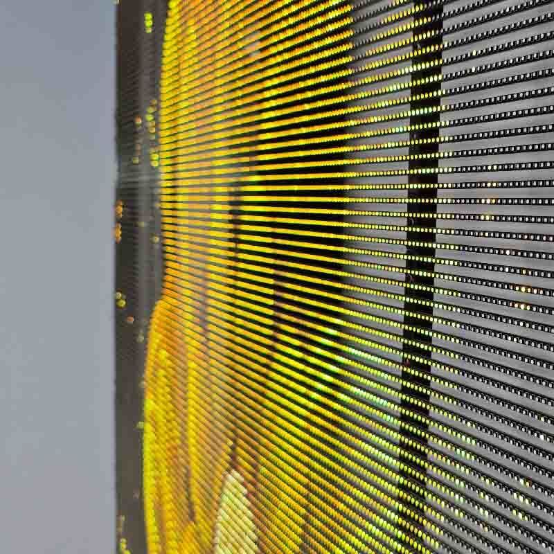 Outdoor transparent screen, P3.9-7.8 transparent display screen, window display screen